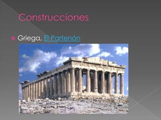    Griega, El Partenón
 