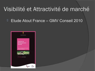 Visibilité et Attractivité de marché
    Etude Atout France – GMV Conseil 2010
 