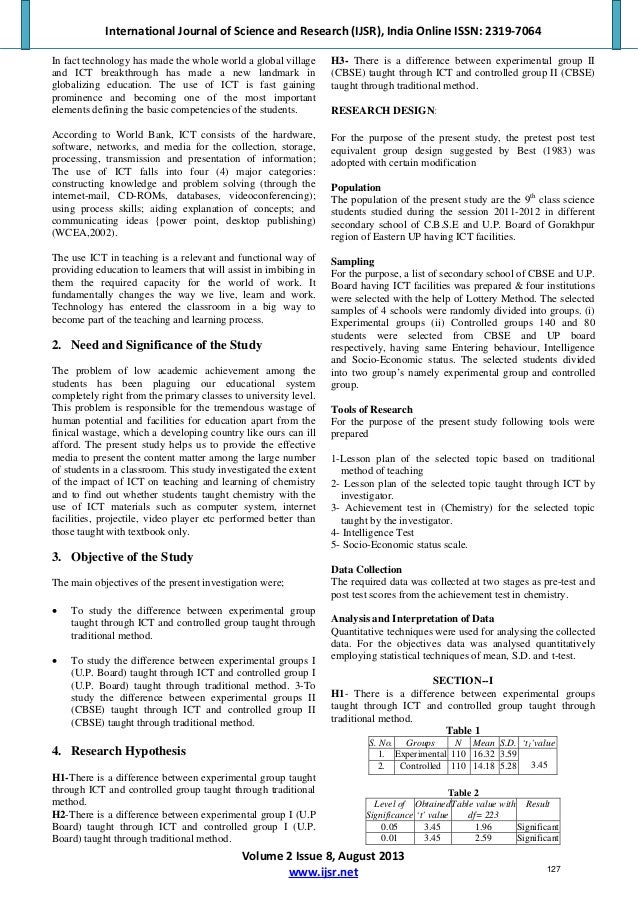 impact of technology on student achievement Abstract the purpose of this study was to examine the effects of the use of technology on students’ mathematics achievement, particularly the florida comprehensive assessment test (fcat) mathematics results. impact of technology on student achievement Abstract the purpose of this study was to examine the effects of the use of technology on students’ mathematics achievement, particularly the florida comprehensive assessment test (fcat) mathematics results.
