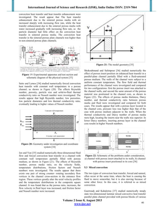 Improvement of Convection Heat Transfer by Using Porous Media and ...
