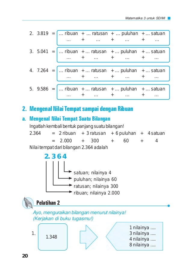 Buku Pelajaran Mtk Kelas 3 Misd