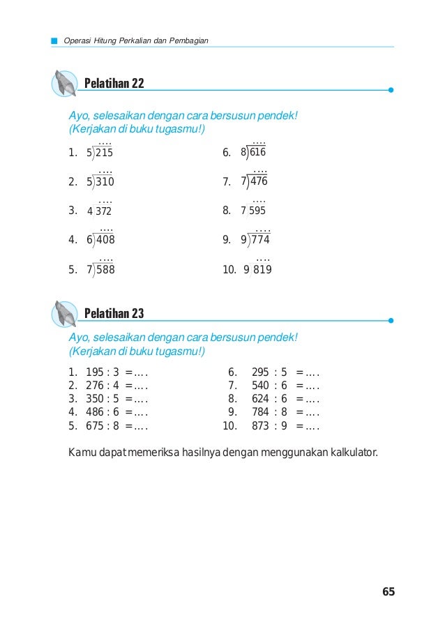 Latihan Soal Perkalian Matematika Kelas 3 Sd Materiku