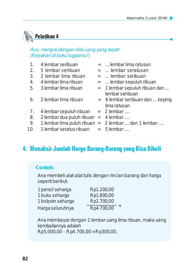 Buku Pelajaran Mtk Kelas 3 Misd