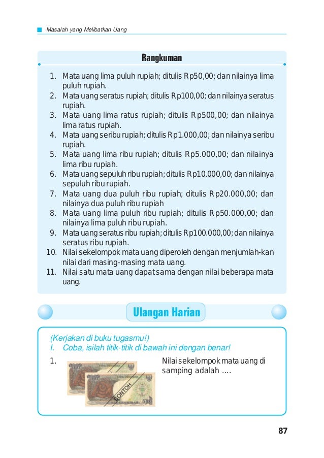 Buku Pelajaran Mtk Kelas 3 Misd