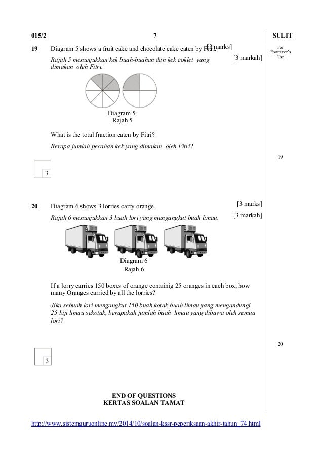 Matematik Pecahan Tahun 4 Kssr Matematik Pecahan Tahun 4 Kssr