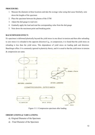 Material Testing Lab Manual | PDF