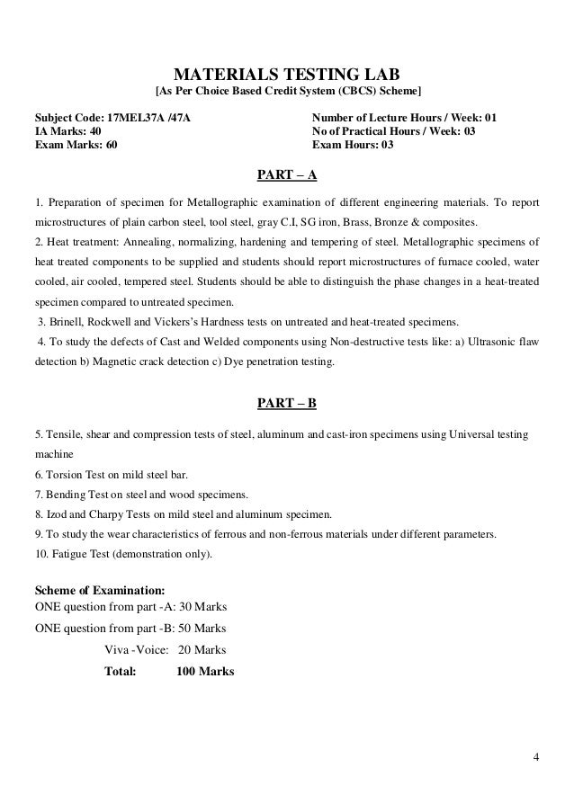 Material Testing Lab Manual