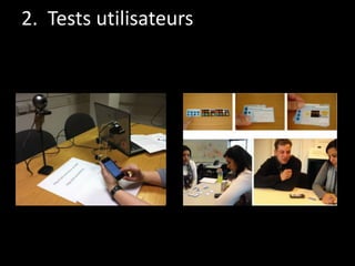 2. Tests utilisateurs

 