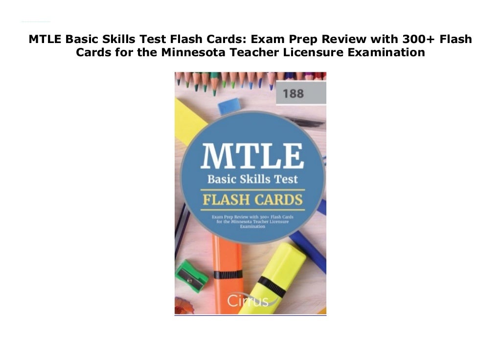 MTLE Basic Skills Test Flash Cards Exam Prep Review with 300+ Flash