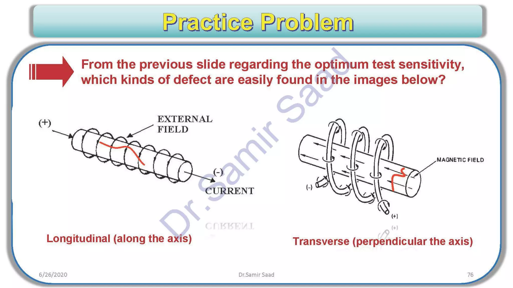 ASNT Magnetic Particle Testing (MT) Notes-Dr. Samir Saad