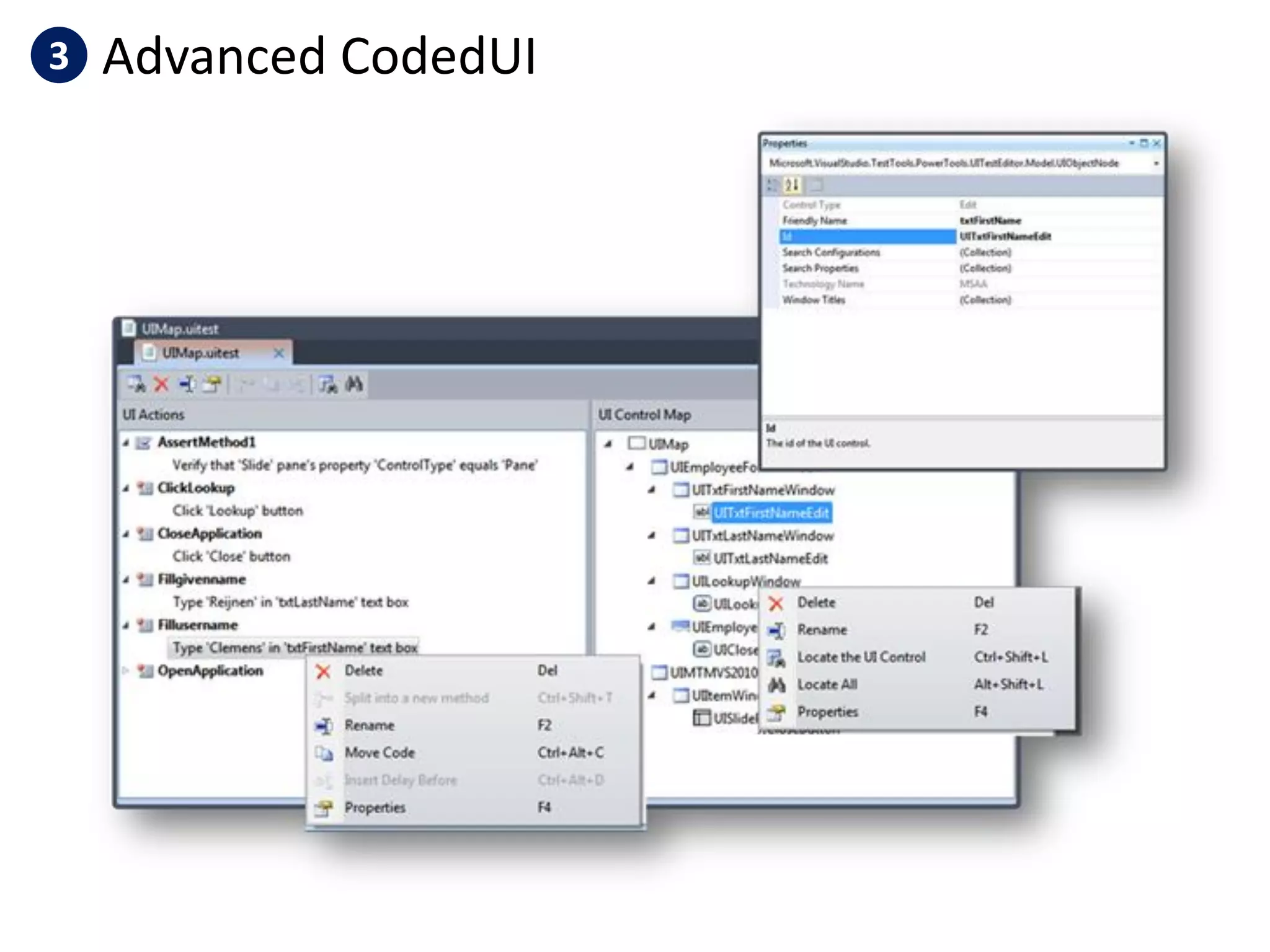 3   Advanced CodedUI
 
