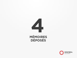 4
MÉMOIRES
DÉPOSÉS
 