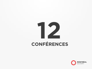 12
CONFÉRENCES
 
