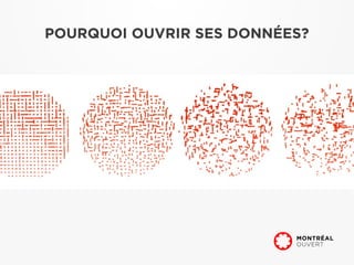 POURQUOI OUVRIR SES DONNÉES?
 