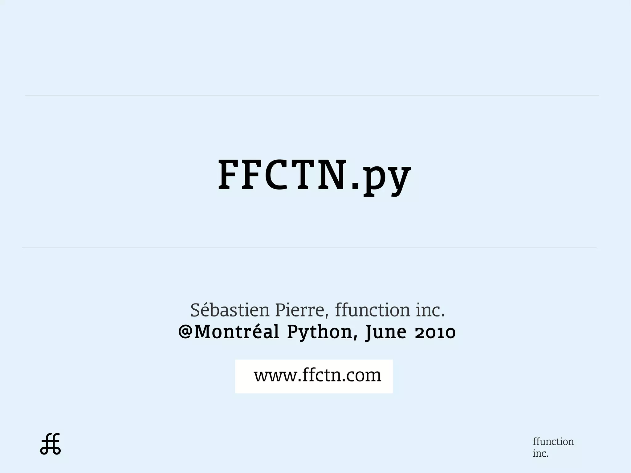 FFunction: We Love Python ! | PPT