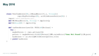 21C R A F T E D B Y C O N C E N T R A
May 2016
 