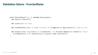 3C R A F T E D B Y C O N C E N T R A
Validation failure - FunctorRaise
 