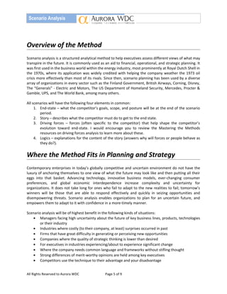 Mtm8 white paper   scenario analysis