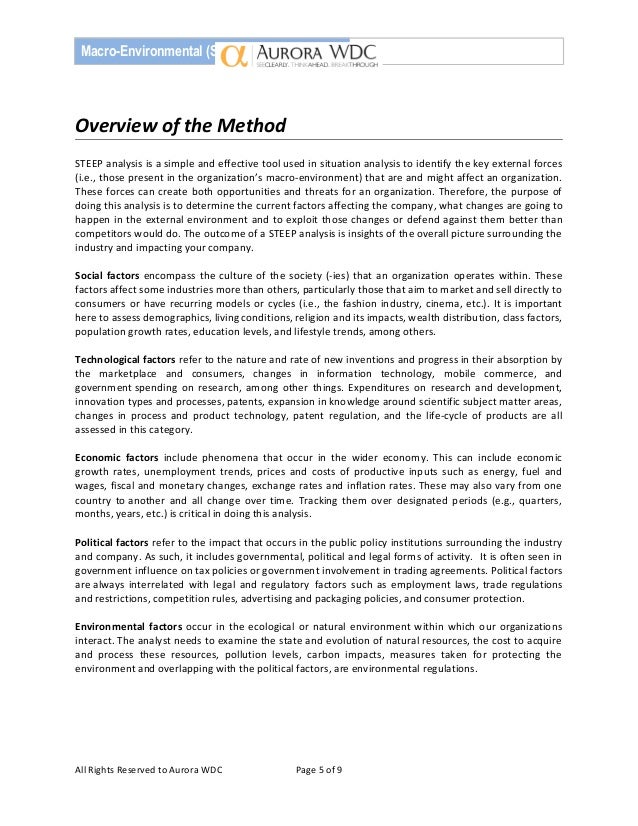 Environmental analysis paper term papers picture