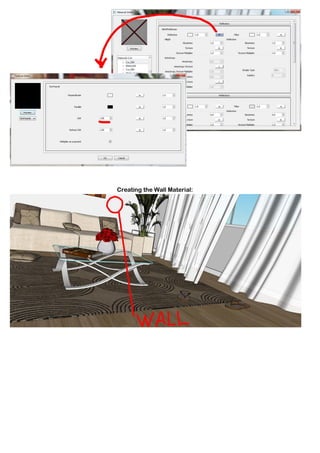 Creating the Wall Material:
 