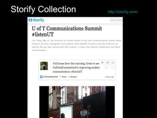 Storify Collection   http://storify.com/
 