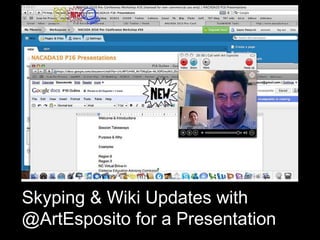 Skyping & Wiki Updates with
@ArtEsposito for a Presentation
 