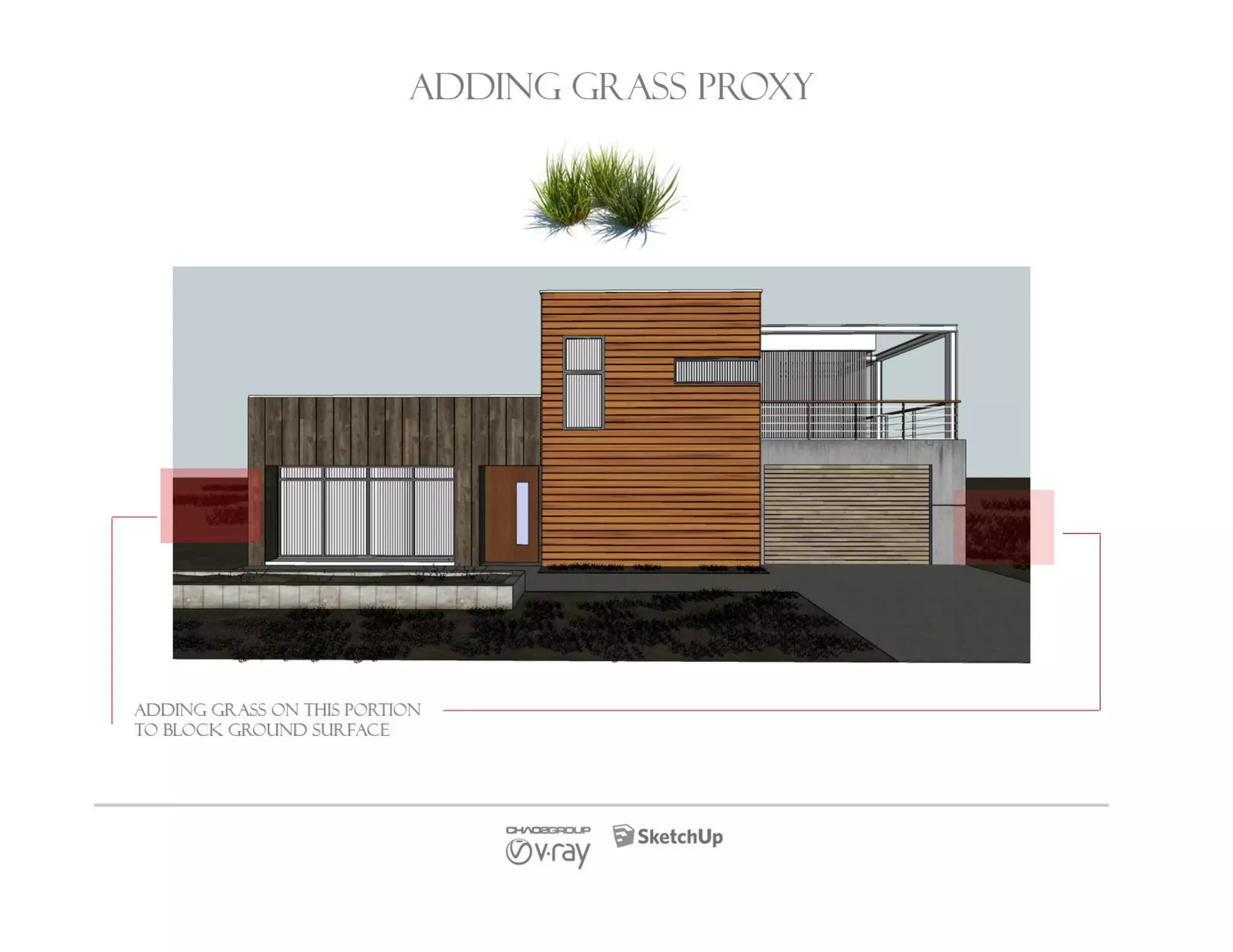 SKETCHUP TEXTURE.COM Mtm tutorial forest house by empoy medina