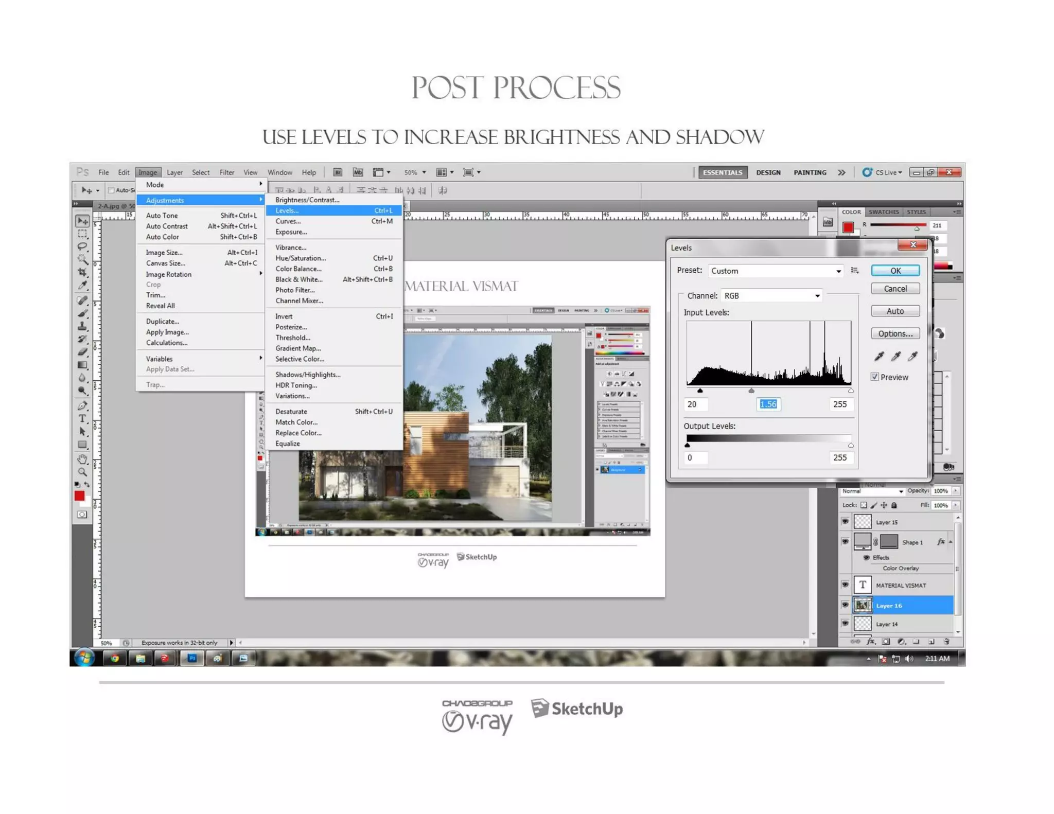 SKETCHUP TEXTURE.COM Mtm tutorial forest house by empoy medina