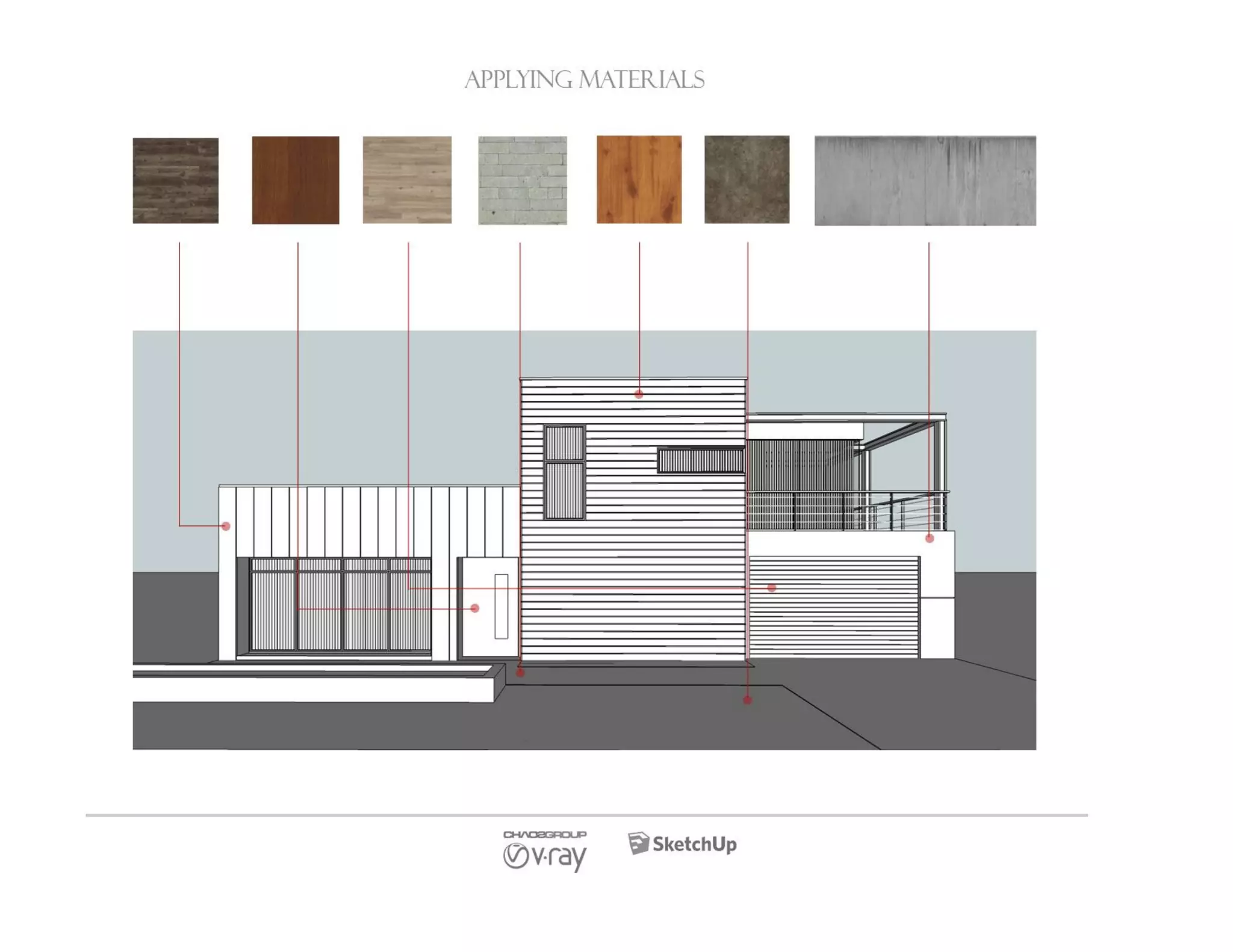 SKETCHUP TEXTURE.COM Mtm tutorial forest house by empoy medina