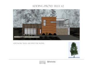 SKETCHUP TEXTURE.COM Mtm tutorial forest house by empoy medina