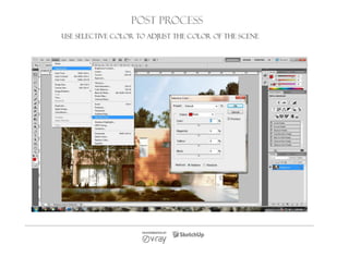 SKETCHUP TEXTURE.COM Mtm tutorial forest house by empoy medina