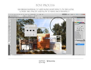 SKETCHUP TEXTURE.COM Mtm tutorial forest house by empoy medina