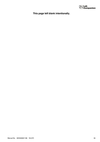 This page left blank intentionally.




Manual No. 00HAA0001168   V5.0 R1                                    35
 