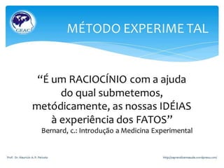 Método   uma visão operacional