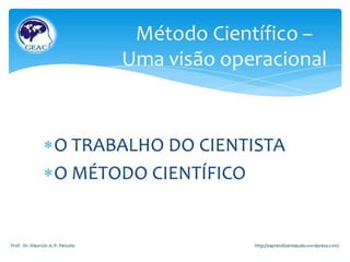 Método   uma visão operacional