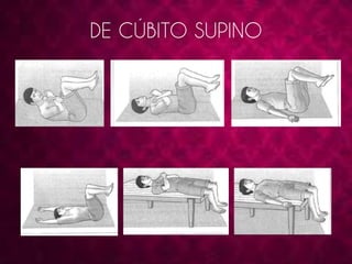 DE CÚBITO SUPINO 
 