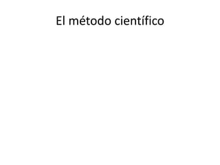El método científico