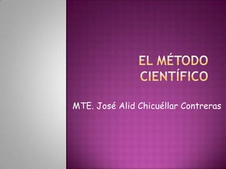MTE. José Alid Chicuéllar Contreras
 