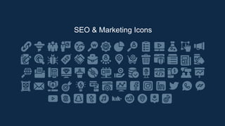 SEO & Marketing Icons
 