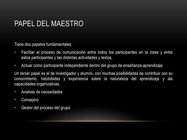 M todo Comunicativo communicative Approach 