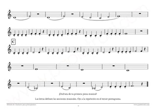 Método de clarinete para principiantes