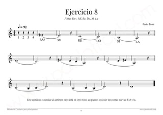 Método de clarinete para principiantes