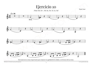 Método de clarinete para principiantes