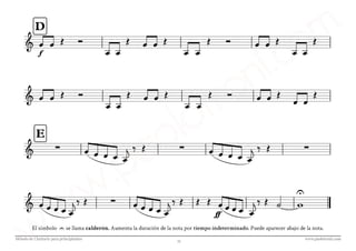 Método de clarinete para principiantes