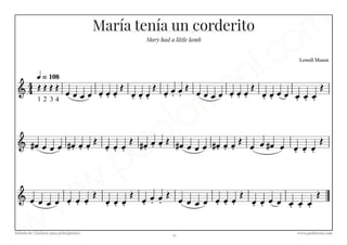 Método de clarinete para principiantes