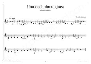 Método de clarinete para principiantes