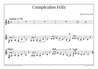 Método de clarinete para principiantes