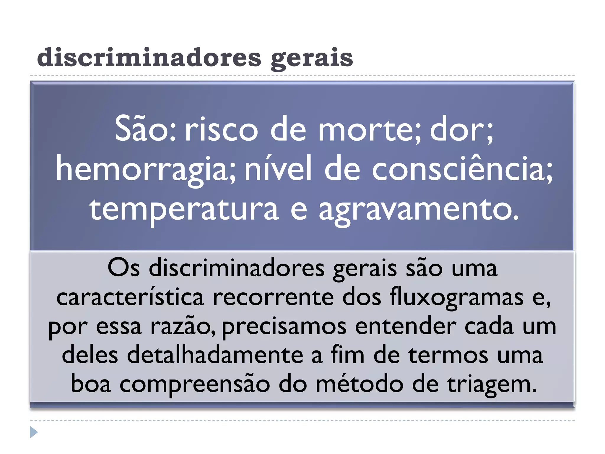 Manchester Risk Score Método de classificação de risco pelo protocolo de manchester | PDF