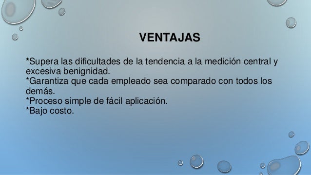 Método de distribución forzada y metodo de comparacion por