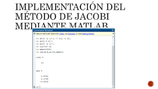 Método de jacobi